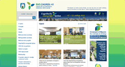 Desktop Screenshot of eko.zagreb.hr